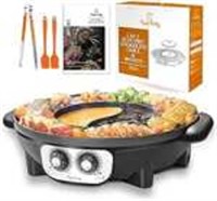 2 in 1 Hot Pot Electric Grill