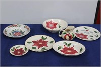 Blue Ridge Poinsettia Dishes