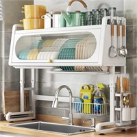 wercome Over The Sink Dish Drying Rack 3 Tier