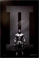 Michael B Jordan Signed Creed  Poster