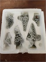 Department 56 Set 6 Small Evergreen Trees