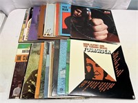 24 Assorted Vinyl Records - Johnny Cash, Don Mclea