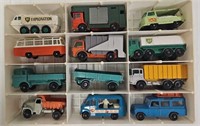 (12 Different) 1960's Matchbox Die Cast Vehicles