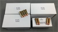 (200) Rnds Reloaded 38 SPECIAL Ammo