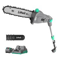 Litheli Cordless Pole Saw,10-Inch 40V Saws for
