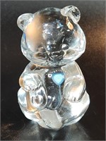 Fenton Birthstone Bear 3.5"H