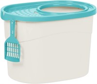 IRIS Top Entry Cat Litter Box with Cat Litter