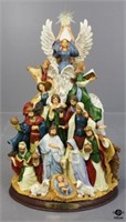 Thomas Kinkade "O Holy Night" Nativity Figurine