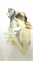 Alberto Vargas 'he Loves Me' Limited Edition Print
