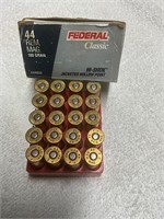 20- Federal 44 Mag jacketed hollow points