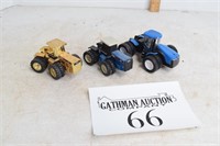 (3) 1/64 Ford New Holland Dealer Edition Tractors