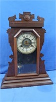 Antique New Haven Mantle Clock, Striking Alarm