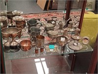 Mixed lot of Silver Plate and Copper