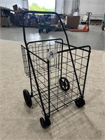 Metal shopping cart