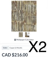 X2 A-Street Prints by Brewster - Restored Patina