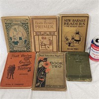 6 Antique Kids Books 1897-1924