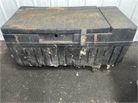PLASTIC TRUCK TOOL BOX WITH CONTENTS