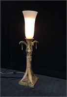 Hollywood Regency Gilded Table Lamp