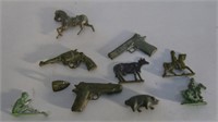 Small Die Cast Guns and Pieces