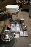 5-Gal Pail Emergency Food Supply & Box of Survival