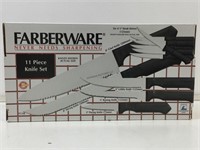 NIB Faberware 11piece Knife Set