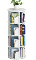 INTEXCA 4 TIER 360 ROTATING BOOKSHELF ACT CLR