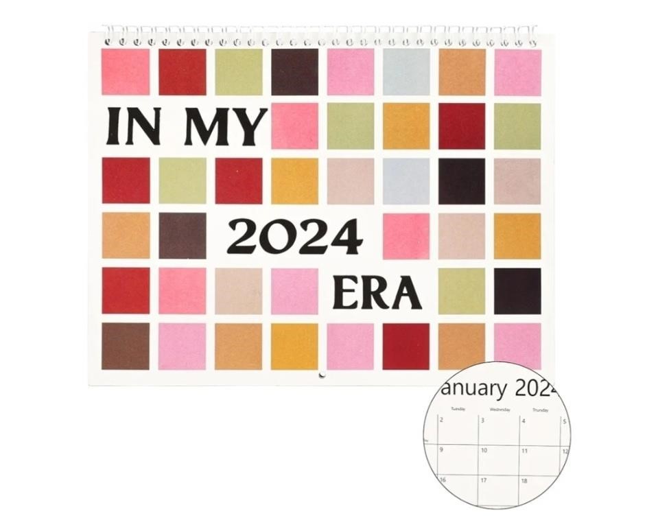 3 pcs Eras Wall Calendar 2024, 12 Month Music