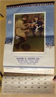 1949 David Davis Calendar Preston Idaho