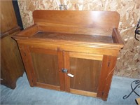 Primitive Oak Dry Sink