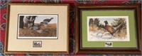 Bird portraits 1@ 18 1/2” x 15 1/4” 1@ 19 1/2” x