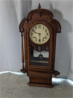 Vintage Victorian Style Walnut Wall Clock