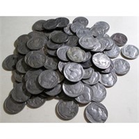 Lot of (100) Buffalo Nickels Mixed Grade and Date