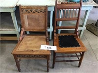 2 ANTIQUE CHAIRS