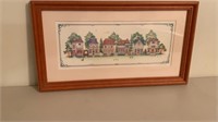 “The Lenox Village Print“ Vintage1994