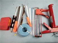 Drill bits, bandsaw blades, trimmer cable, caulk