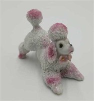 Pink & White Spaghetti Poodle With Flowers 5E