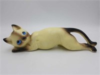 Vtg Mid-Century Bisque Siamese Wall Climber 5D
