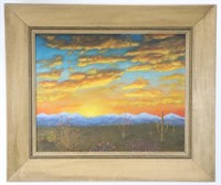Landscape Painting of Desert