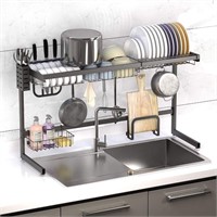 39" Over Sink Dish Drying Rack (Stainless Steel)