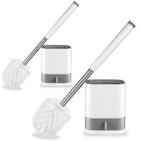 WFF4333  BCOOSS Toilet Brush & Caddy Set, 2 Pack