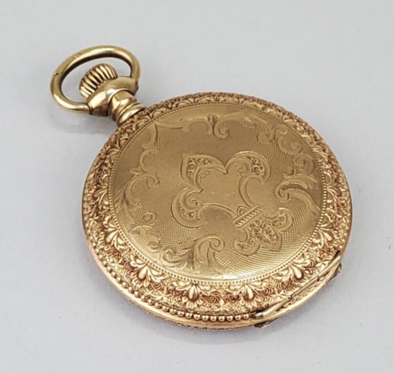 Gold Filled Elgin 7 Jewels Pocket Watch.
