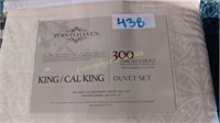 KING/CAL KING DUVET COVER TWO KING SHAMS