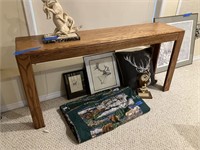 B494 Oak sofa table