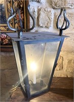 Metal Lamp Cabinet, Candle Style 
8" x 12" x 15"