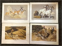Vintage Kuhn Litho Prints 16.5” x 12.35”