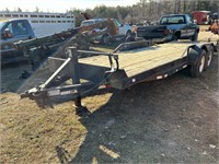 1997 DCT 6.5x20'+2' Skidsteer Trailer