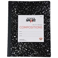 SM1125  School Smart Composition Book, 9-3/4 x 7-1