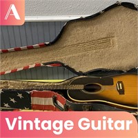 Vintage Epiphone Guitar with Patriotic Case