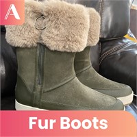 Koolaburra by UGG Fur-Trimmed Boots