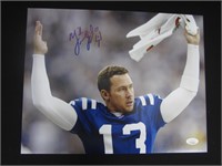 Mike Vanderjagt Signed 11x14 Photo JSA COA